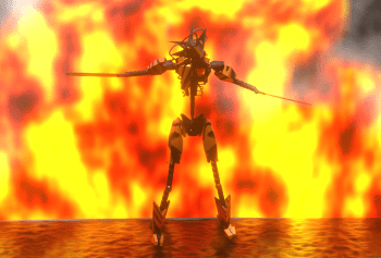 【Blender・アニメーション炎シリーズ⑤】頂点ペイント使い方②平面とシェーダーだけ！PCが重くならない「背景を火炎と煙」のアニメーション