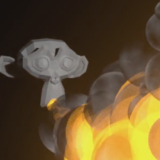 【Blender・炎シリーズ①】パーティクルシステムで作る！モンキーの口から噴き出す「火炎放射アニメーション」の作り方