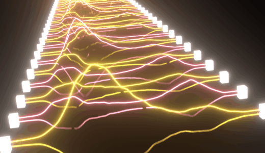 【Blender 5.2】「音声周波数サンプル」ノードで作る！オーディオビジュアライザー完全攻略ガイド